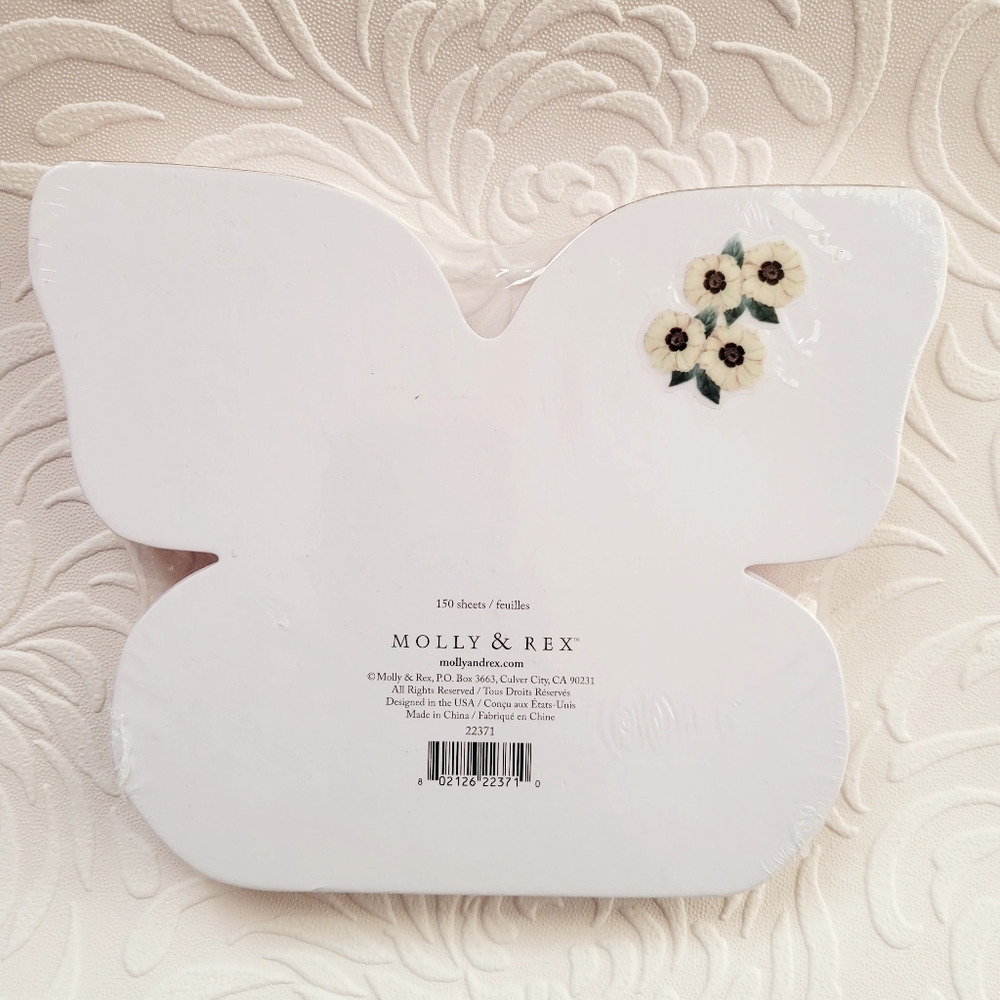 Molly & Rex Large Butterfly Notepad - Picture 2 of 5